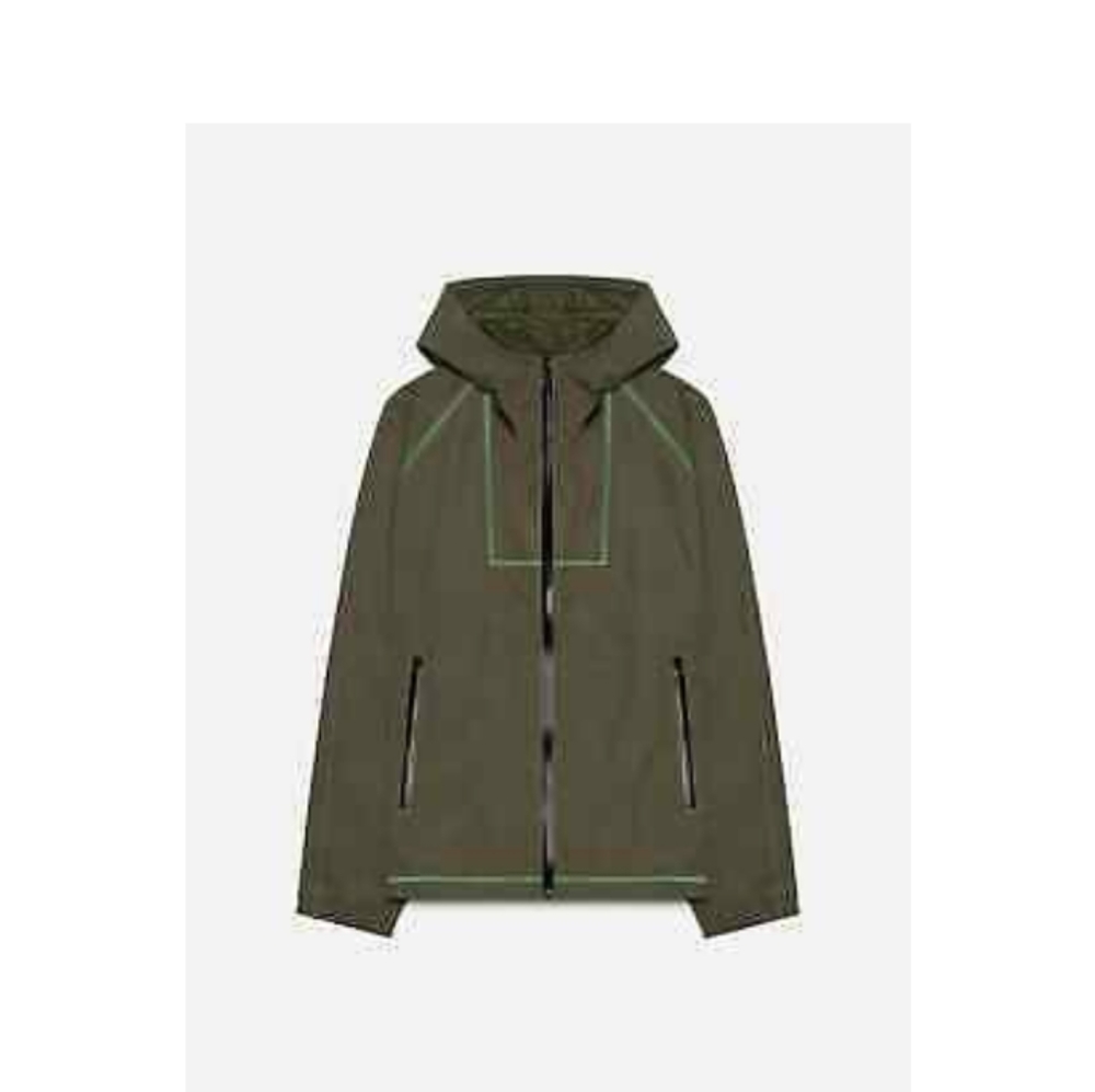 John Elliot Green x Neon Nylon Full Zip. Sz. 2XL